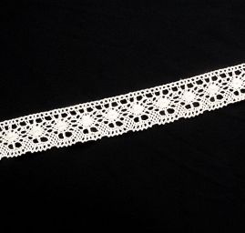 Krajka hrubá lem béžová