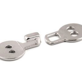 Ozdobné zapínání kovové hladké zlaté