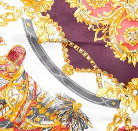 Šátek hedvábí/viskoza fialový