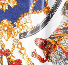 Šátek hedvábí/viskoza tmavě modrý