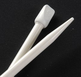 Pletací jehlice rovné kovové HOBI vel. 9