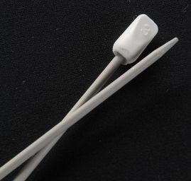 Pletací jehlice rovné kovové HOBI vel. 3