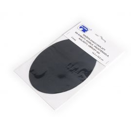 Záplata zažehlovací textilní ovál 14,5×10,6 cm černá