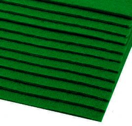 Dekorativní plsť filc tloušťka 2-3 mm zelená