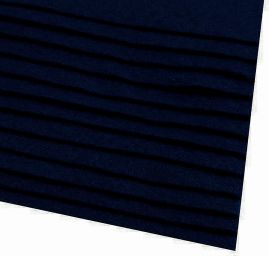 Dekorativní plsť filc tloušťka 2-3 mm tm.modrá