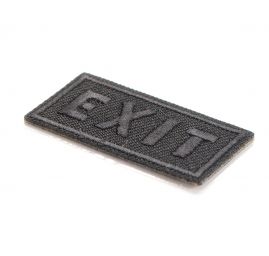 Nažehlovačka/samolepka EXIT černá