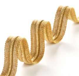 Prýmek leonský řetízek zlatý širší