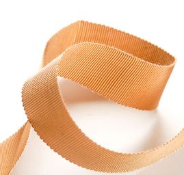 Rypsová stuha viskoza okrová