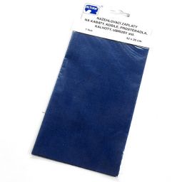 Záplata zažehlovací textilní rozměr 43×20 cm modrá