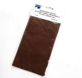 Záplata zažehlovací textilní rozměr  43×20 cm tm. hnědá