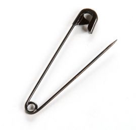 Spínací špendlík 5 cm černý