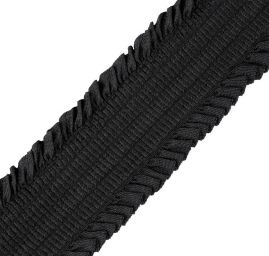 Guma pruženka řasená 48mm černá