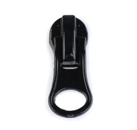 Jezdec ke spirálovým voděodolným zipům 7mm černý