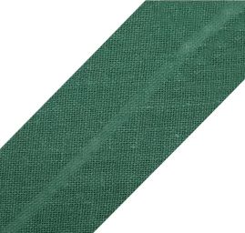 Šikmý proužek bavlna zažehlený 30mm tmavší zelená