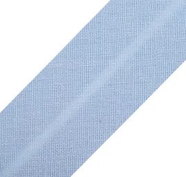 Šikmý proužek bavlna zažehlený 30mm sv.modrá