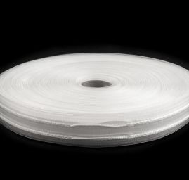 Záclonovka 1 skladová šíře 25 mm transparentní