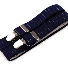 Šle pánské šíře 3,0 cm délka 125cm typ X tm.modré