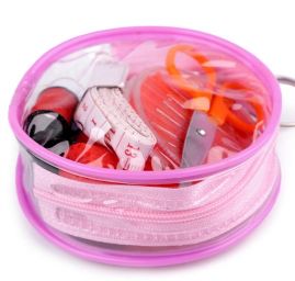 Šitíčko v pouzdře DENI růžové