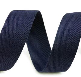 Keprovka - tkaloun šíře 20mm tm.modrá