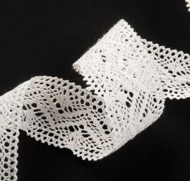 Krajka lem paličkovaná geometrický vzor