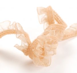 Krajková guma pruženka ozdobná volánky tělová