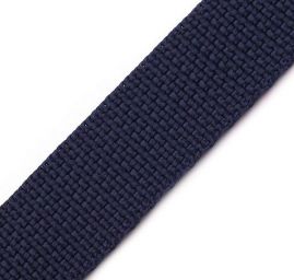 Popruh nylon 2,5cm tm.modrý