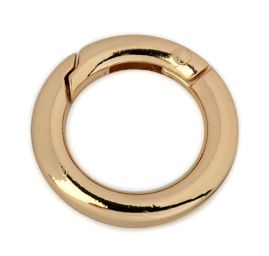 Karabina kulatá na klíče průměr 18mm zlatá