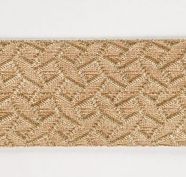 Stuha žakárová geometrický vzor čtverečky