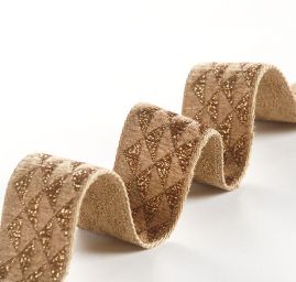 Stuha žakárová vzor trojůhelníků