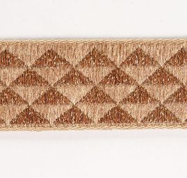 Stuha žakárová vzor trojůhelníků