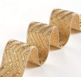 Stuha žakárová vzor rybí kost