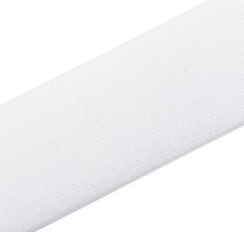 Guma prádlová pevná 3,5cm bílá