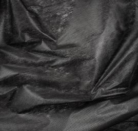 Vlizelin lepící 90cm 34g/m2 černý puntíkový