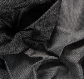 Rašlovka netkaná textilie zažehlovací 150cm černá 65g/m2