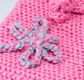 Taška malá motív vážky ružová