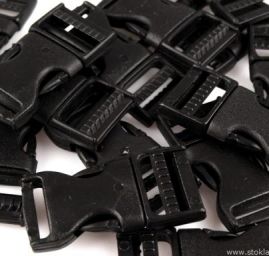 Spona trojzubec šířka 40 mm černá