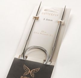 Kruhové jehlice, 80 cm, vel. 3,5  BUTTERFLY
