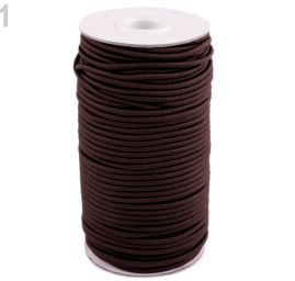 Guma kulatá pruženka 3mm silná černá