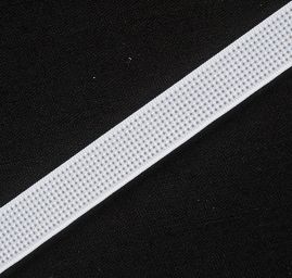 Kostice 12mm plast bílá