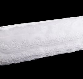 Krajka lem madeira bavlněná štykování 45mm