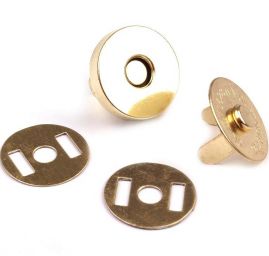 Magnetické zapínání 18 mm zlatá