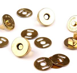 Magnetické zapínání 18 mm zlatá