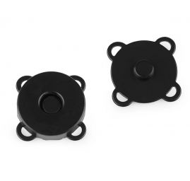 Magnetické zapínání našívací 18 mm NIKL černá