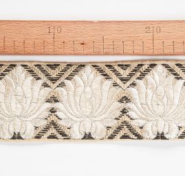 Stuha vyšívaná artdecový vzor