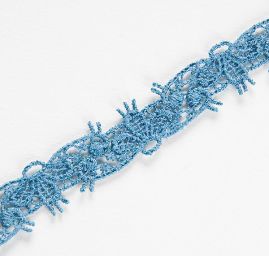 Krajkový oděvní prýmek tyrkysový