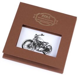 Kapesník bavlněný v dárkové krabičce motorka