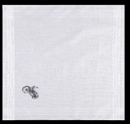 Kapesník bavlněný v dárkové krabičce motorka