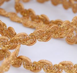 Leonský prýmek zlatý šíře 15mm