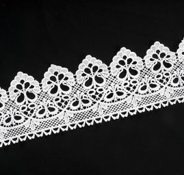 Krajka folklórní motiv květů široká