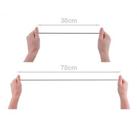 Guma pruženka kulatá 1,2mm klobouková oranžová